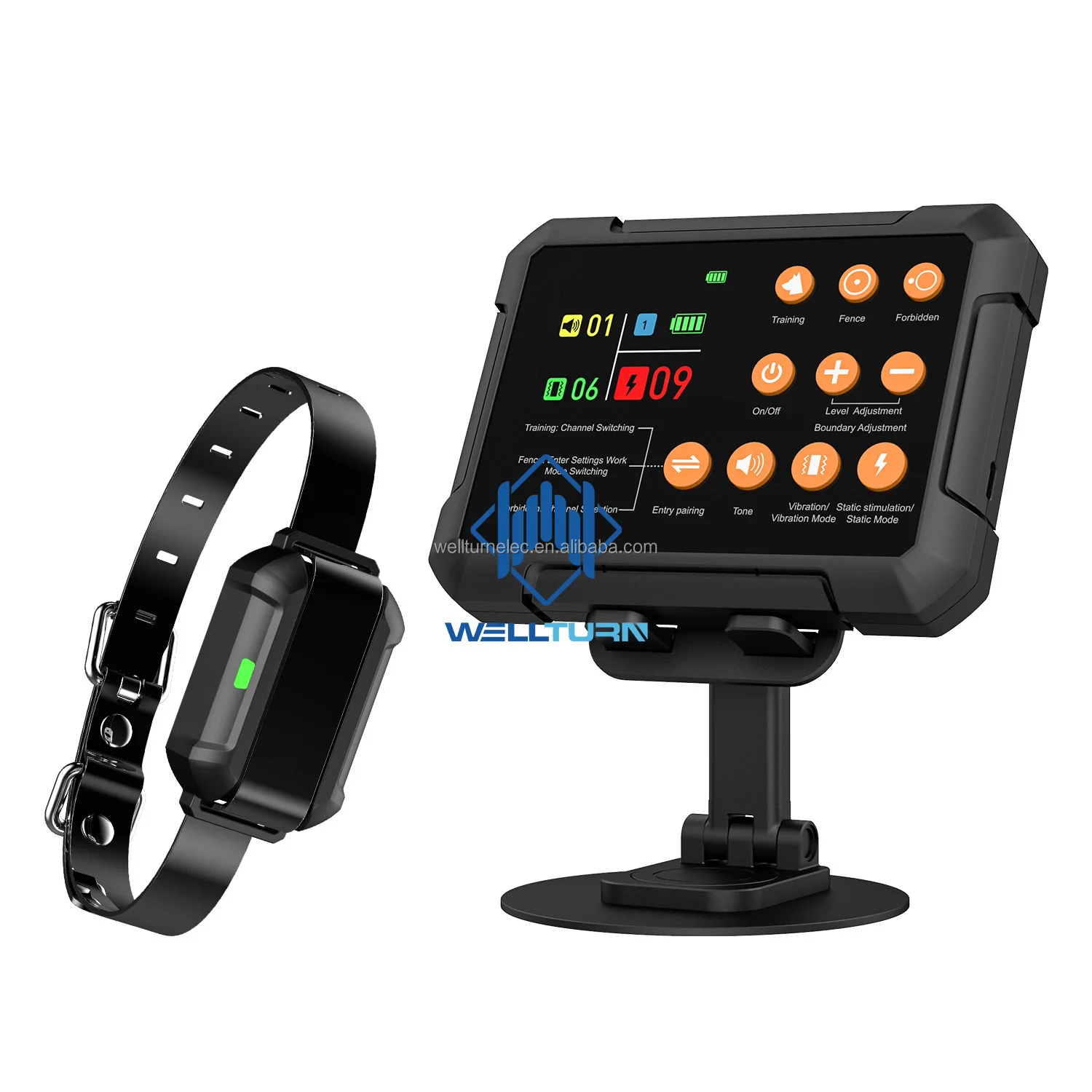 Patented New Product 3-in-1 Invisible Electric Dog Fence Vibration Shock Dog Training Collar with Remote 300 FT Wireless Fence