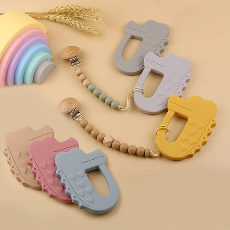 Silicone Cartoon Grinding Teether Bunny Shape Baby Teething Toys Textured Silicone Baby Teether