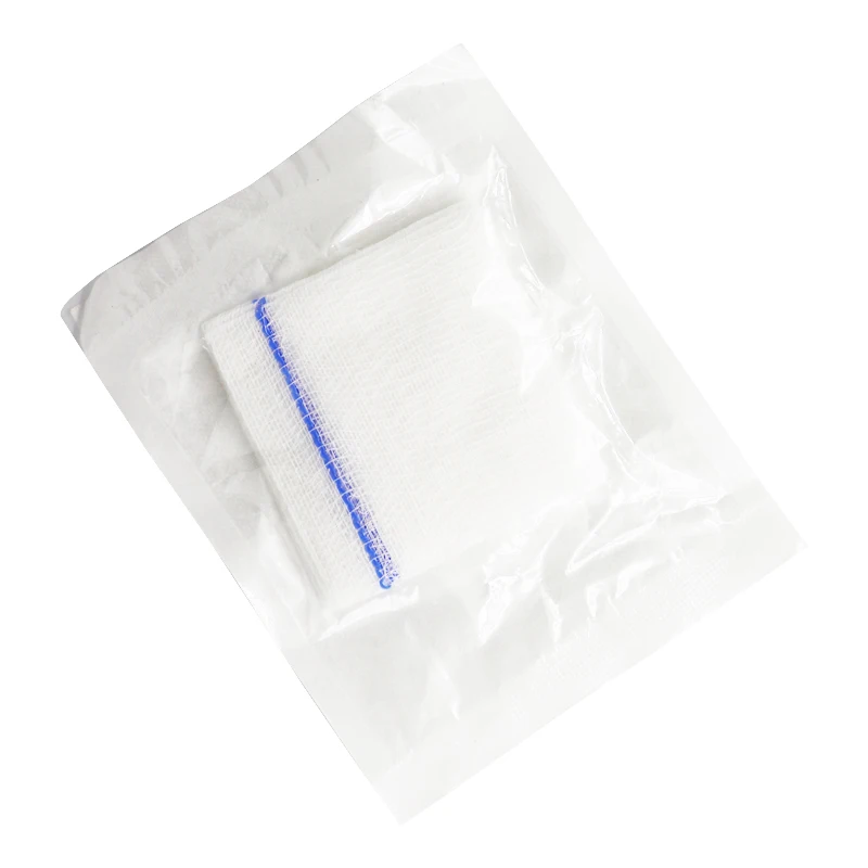 Hot Selling Good Quality Bandage Gauze Cotton Double Gauze Fabric Medical Sterile Gauze Piece