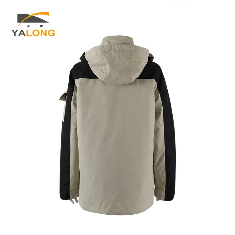 Hot sale OEM custom logo soft shell waterproof travel windproof warm jacket 3 in 1 jacket for men