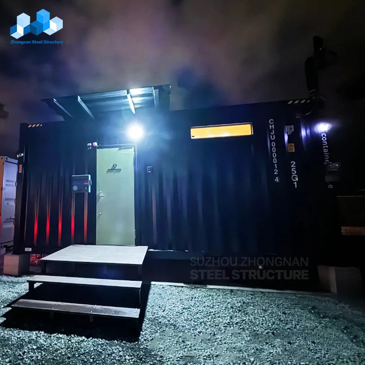 Zhongnan Detachable 20ft Luxury Mobile Home Apartments Tiny Prefabricated Modular House Portable 2 Bedroom Container Houses