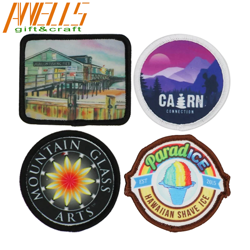 Sublimation Hat Patches Fabric Iron-on Blank Patches with Heat Glue for Hats Shirts Shoes Jeans Bags Supplies