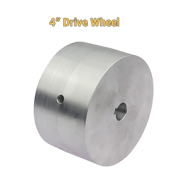 Fully Aluminum Wheel 4 in 1 Set Belt Knife Grinder Wheels Drive Tracking Idler