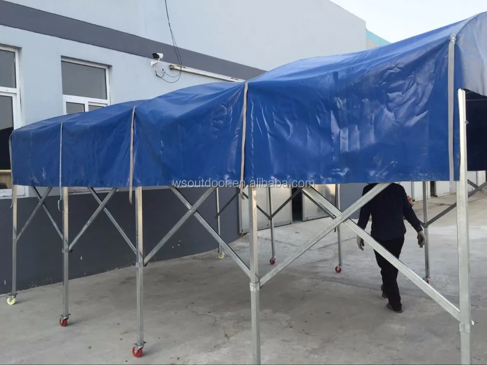 Movable car parking shelters