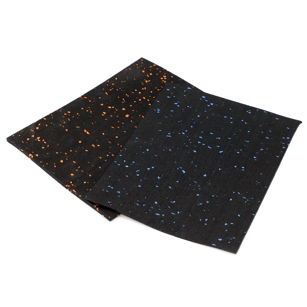 20mm Thick Mat  Gym Rubber Floor Mat 1m x 1m for Playground Use