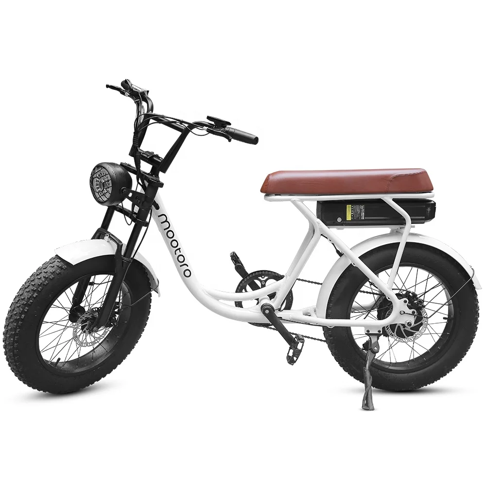 Mootoro R2 Long range motor retro ebike fat tire MTB frame women fast moped mountain road e bike