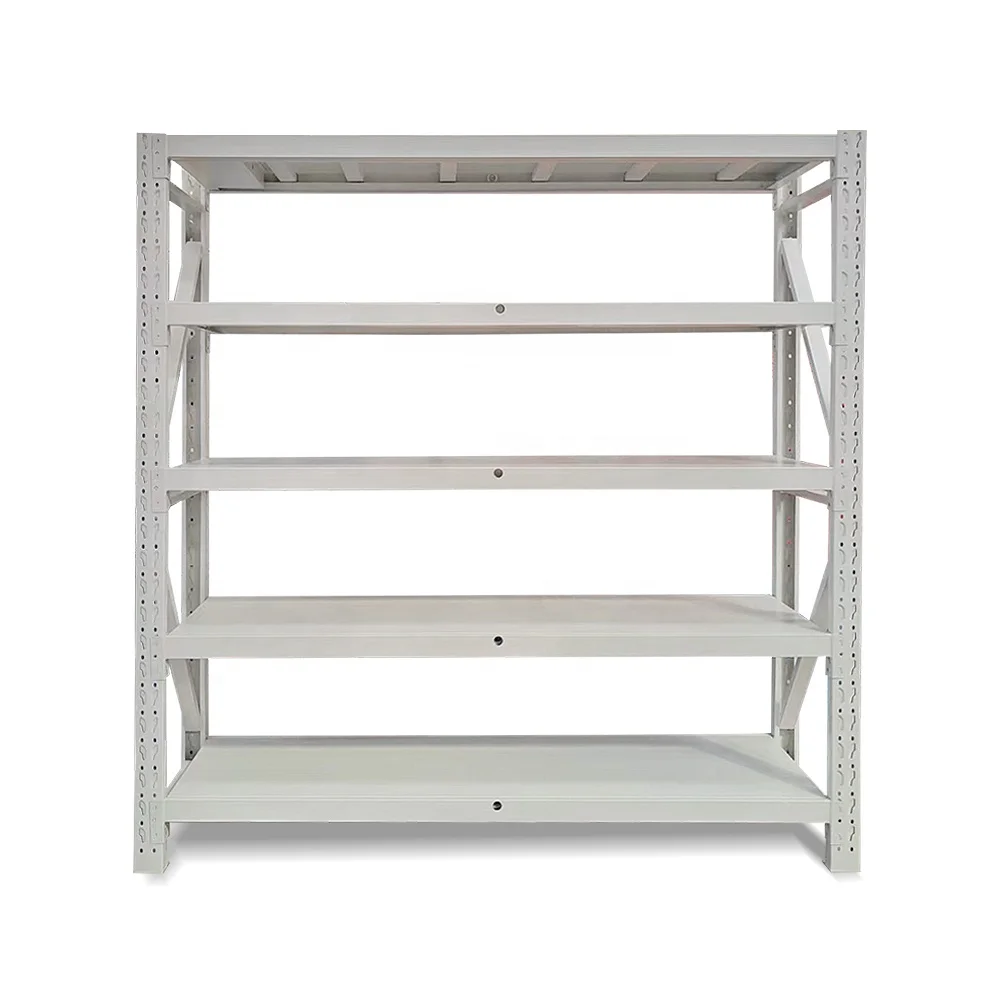 5 Layer 200kg Per Layer Shelf Steel Medium Duty Longspan Shelving Warehouse Stack Rack