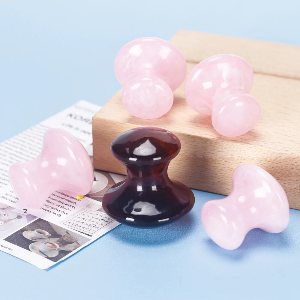 white jade roller and gua sha set only rose quartz facial massage natural jade roller