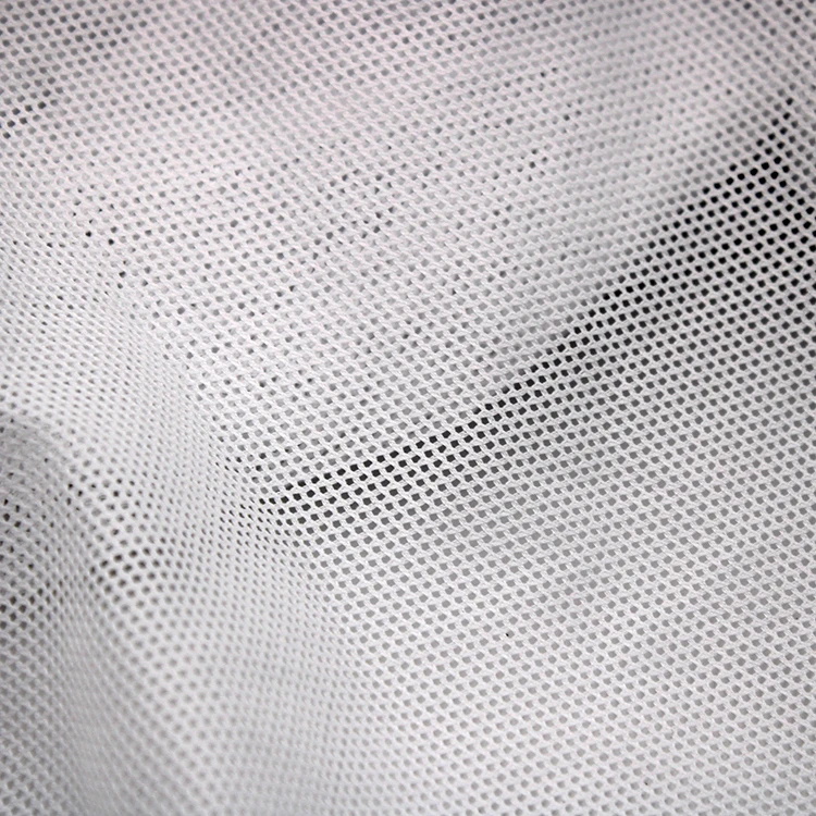 
soft hand feel polyester beach and casual shorts mesh net knit lining fabric 