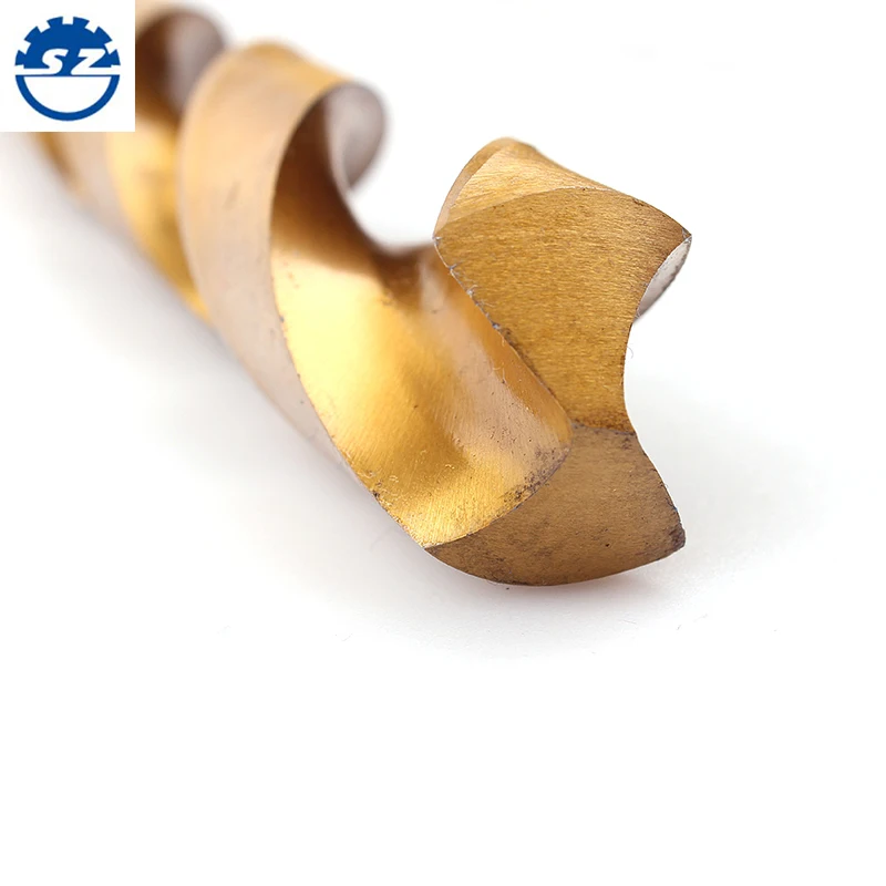 
din 345 hss titanium coated taper shank twist drill bit for metal drilling 
