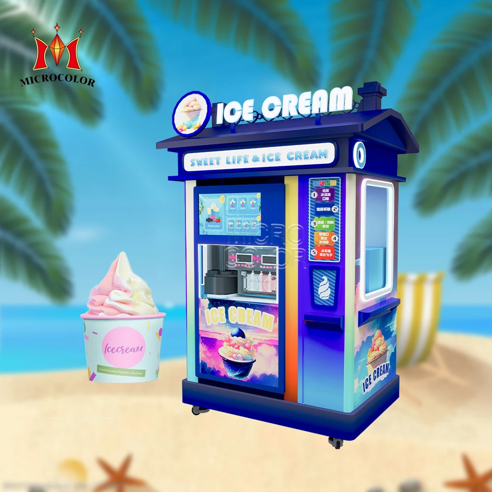 Hot Selling Professional Ice Cream Machine Air Pump Instant Softy Ice Cream Maker Machine Vending Machines For Ice Cream