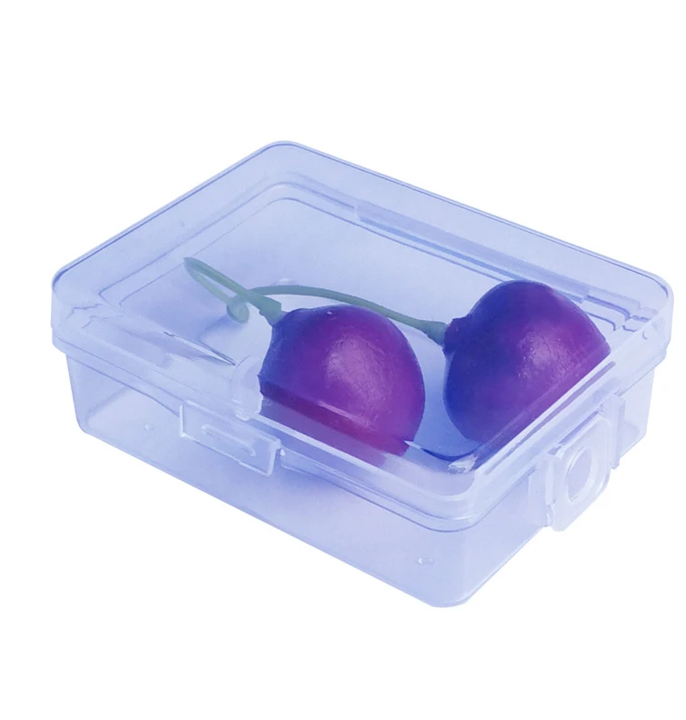 High transparent PP plastic box Small box thickened rectangular covered jewelry earrings fishing gear accessories zero  Piece st