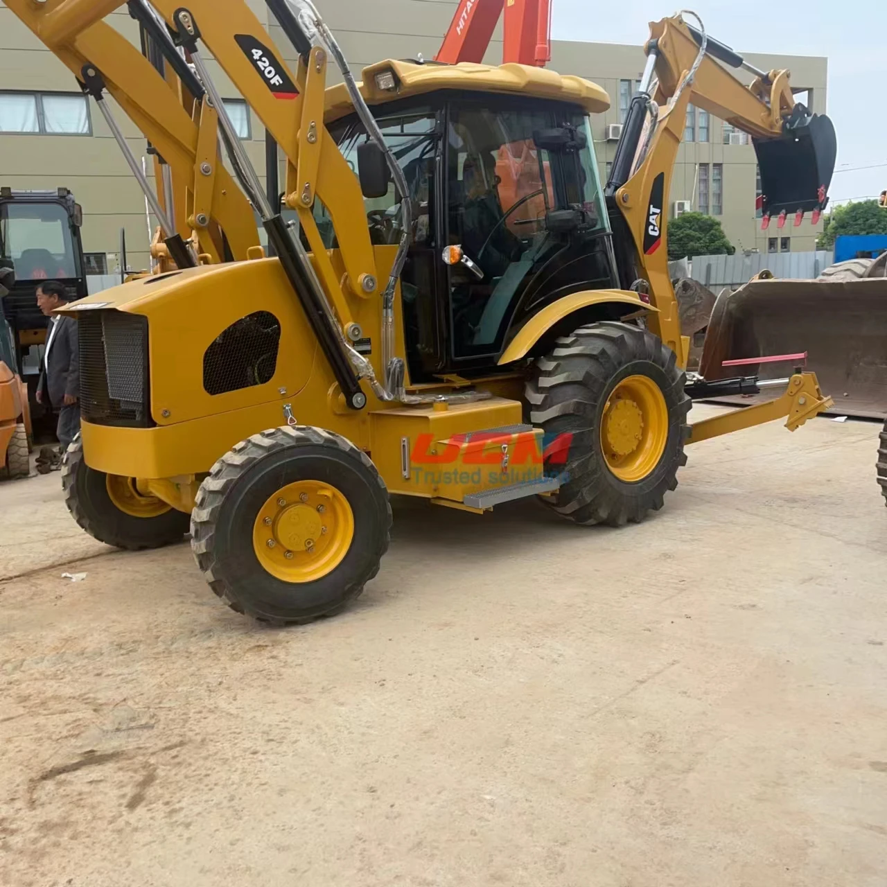 used komatsu Low price used CAT 420F2 backhoe micro loader for sale