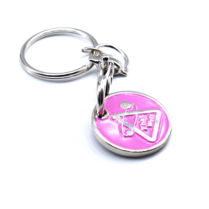 Custom Pedant Soft Enamel Metal Key Ring For Event Souvenirs