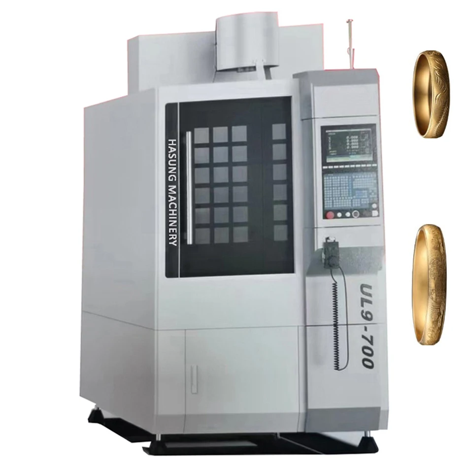 Hasung cnc jewelry machine cnc bracelet making machine 11 Axis gold bracelet design making machine