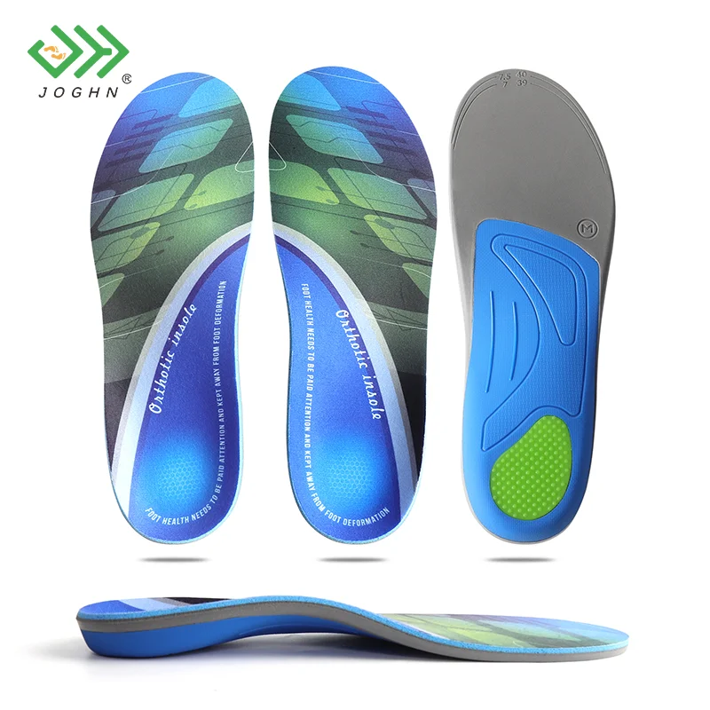 JOGHN Premium Polyurethane Insole Shoe Inserts Insoles Arch Support Shoe Inserts Plantar Fasciitis Orthotic Insoles