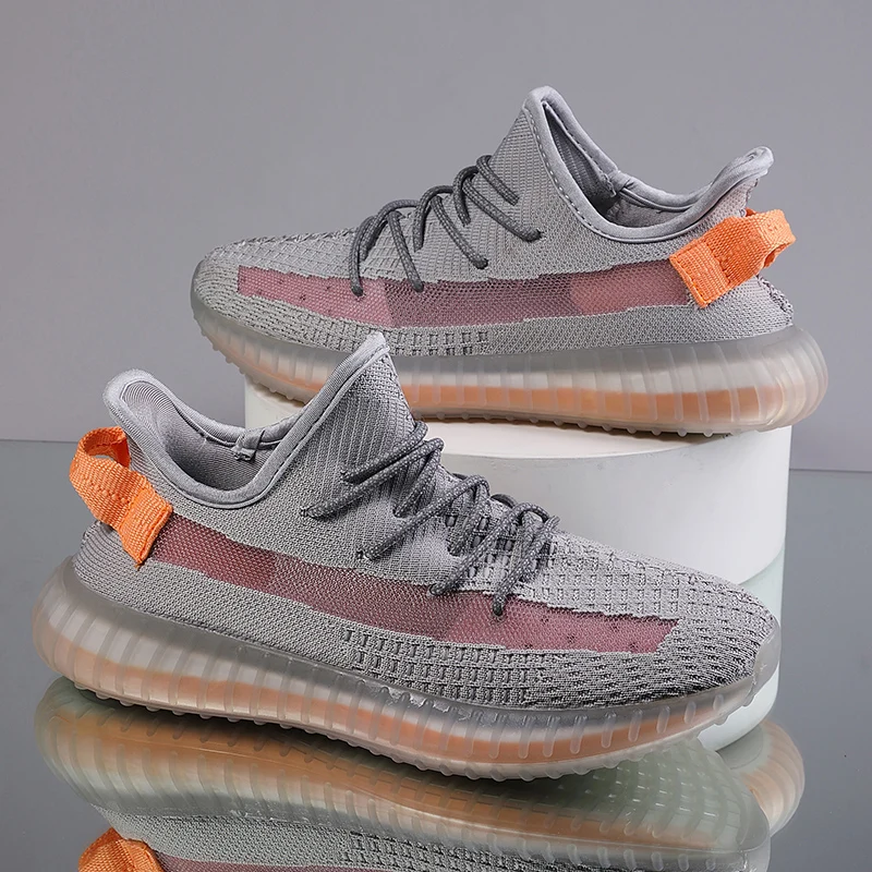 High Quality Original Designer Yeezy Shoes Reflective Sneakers Wholesale Price Yeezy 350 V2 Casual Sports Shoes Men