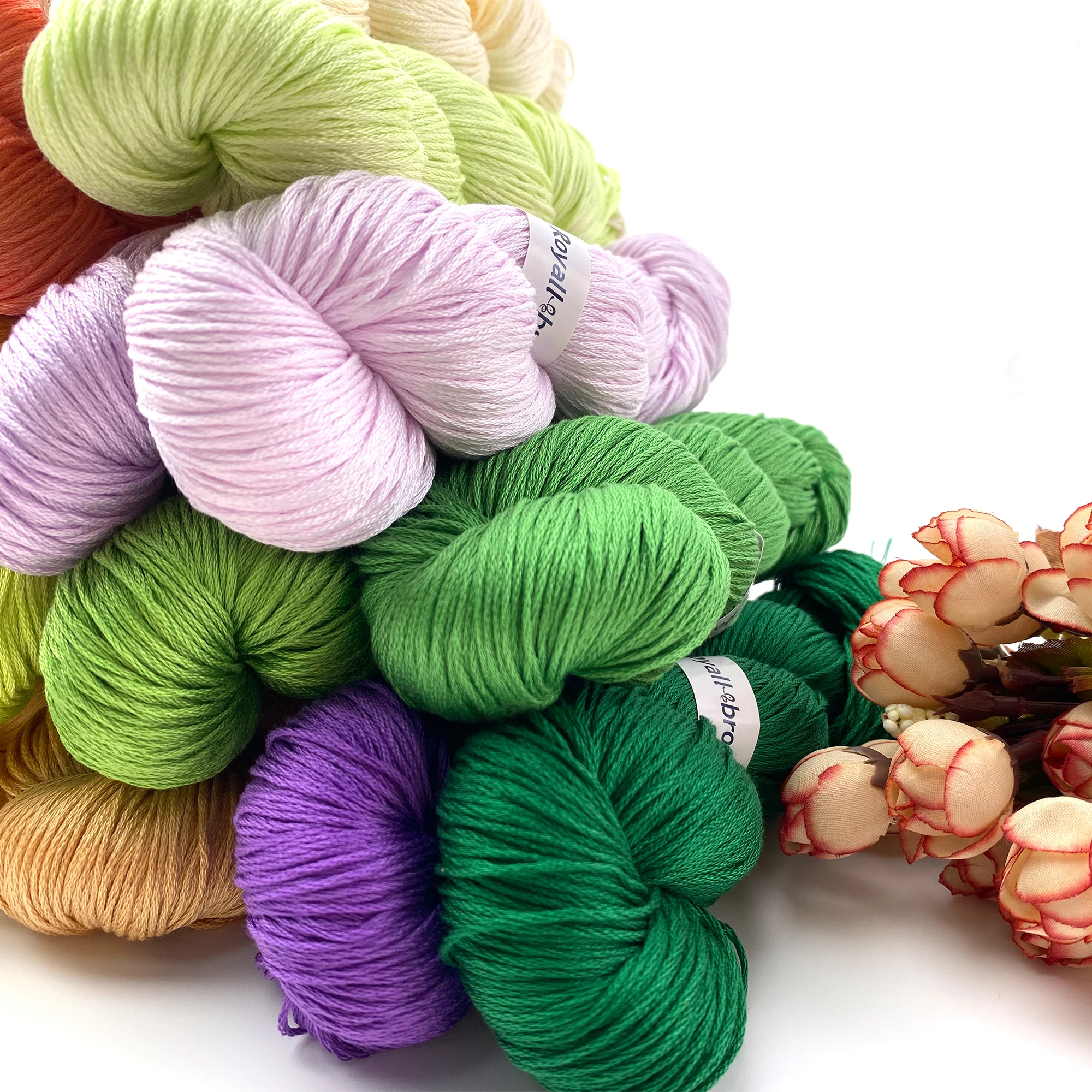 Wholesale 200m 447 colors Embroidery Cotton Thread Rainbow Color Cross Stitch Crafts Handmade Cotton Thread