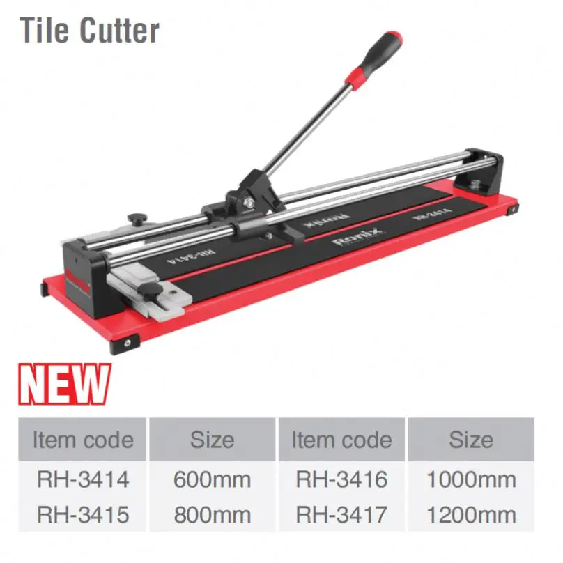 Ronix RH-3417 for Porcelain Ceramic Floor Tile Spared Cutting Wheel 1200MM Tile Cutter Cuts Ceramic Porcelain Mosaic Tile Cutter