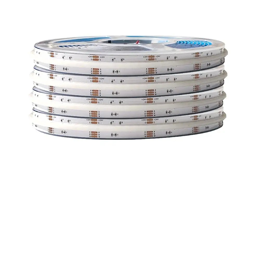 DC24V COB LED Strip Lamp Colorful RGB Gradient Ultra-Thin Linear Remote Control and Bluetooth Dimming 13W Flexible Strip