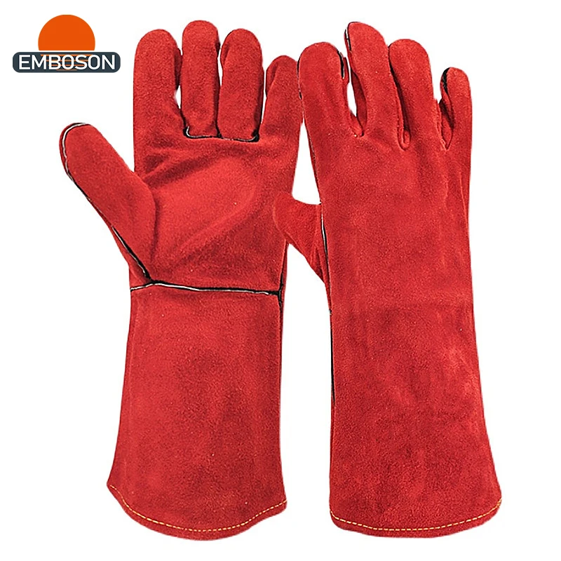 High Quality Cow Split Welding Glove Leather Welding Gloves