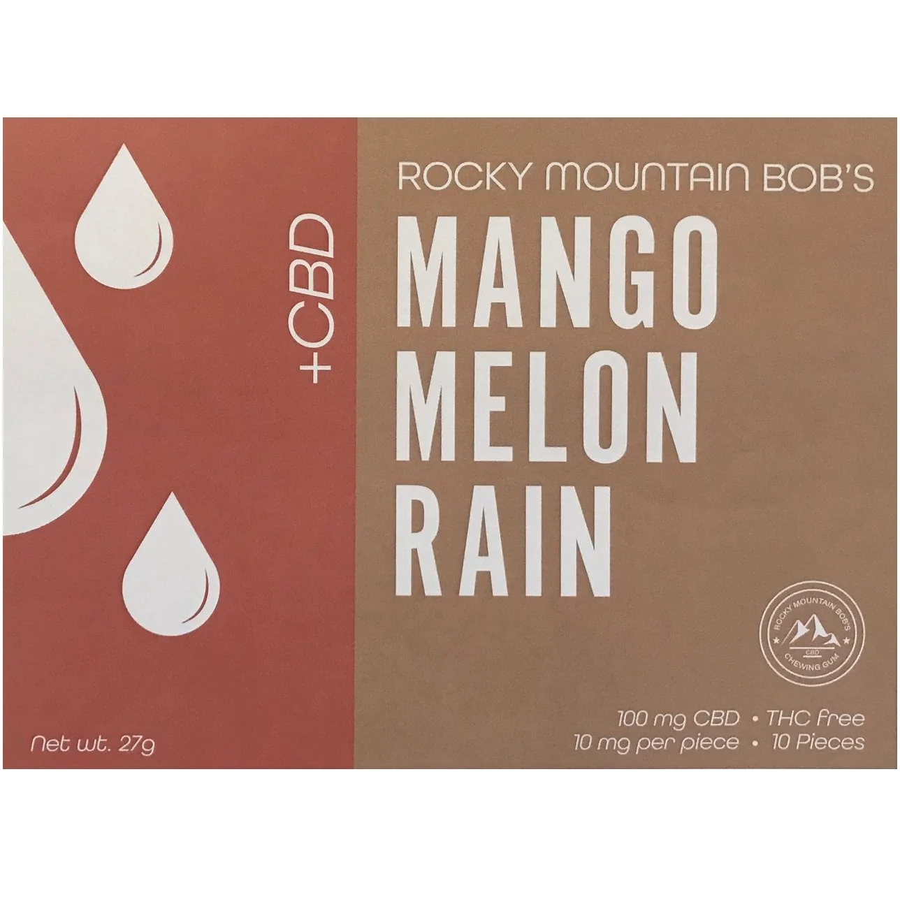 
Жевательная резинка RMB CBD-10 Упаковок-10 мг/шт-100 мг-манго дыни дождь 