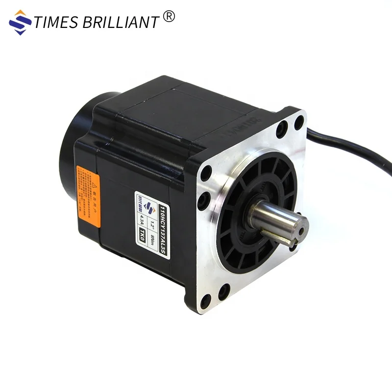 China low price 130mm 3phase Nema43 8NM Stepper Motor with Driver kit for 5.4A for cnc machine