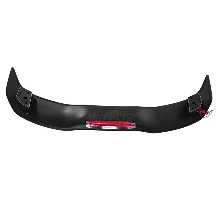 New Released Auto Accessories ABS Carbon Fiber Rear Back Led Light Spoiler For Honda City 2014 2015 2016 2017 2018 2019