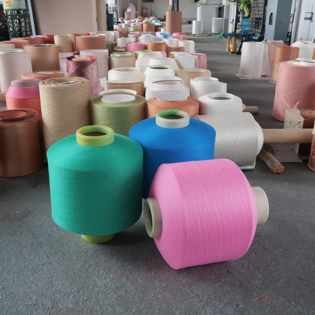 Made In China High Tenacity PP Fibrillated Yarn 450D Black Polypropylene FDY Filament Yarn Competitive Price Sustainable