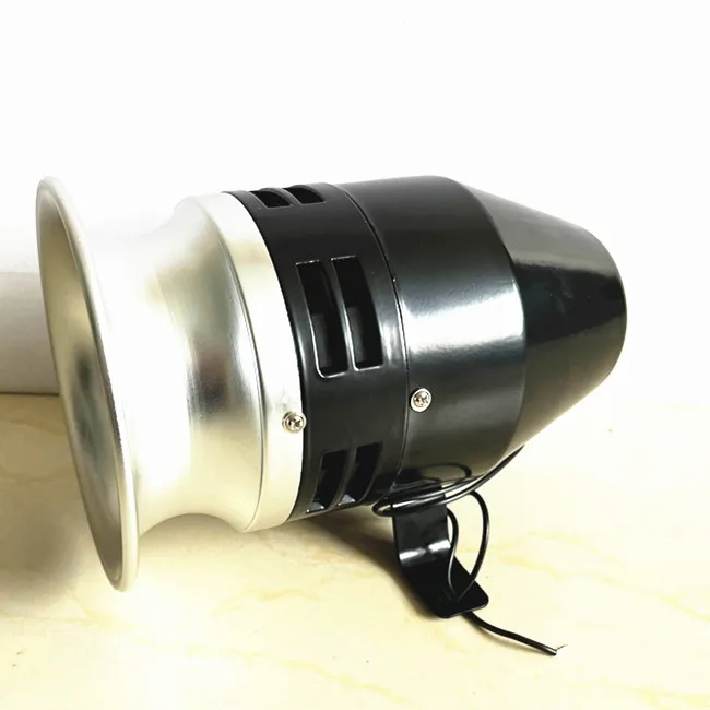ISO CE standard High decibel motor alarm Wind screw electric air defense alarm horn buzzer Fire alarm