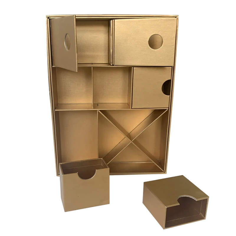 Luxury Custom  Cardboard Christmas  Red Makeup Packaging  Dog snacks Advent Calendar Box 24 day