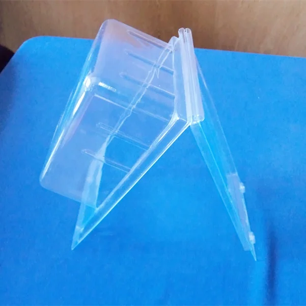 clear square PVC clamshell box for auto parts/copper products plastic blister packing blister packing box