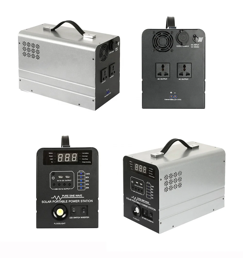500W off off Grid Home Solar PV Panel Station Complete Hybrid Power Energy Storage Complete off Grid System