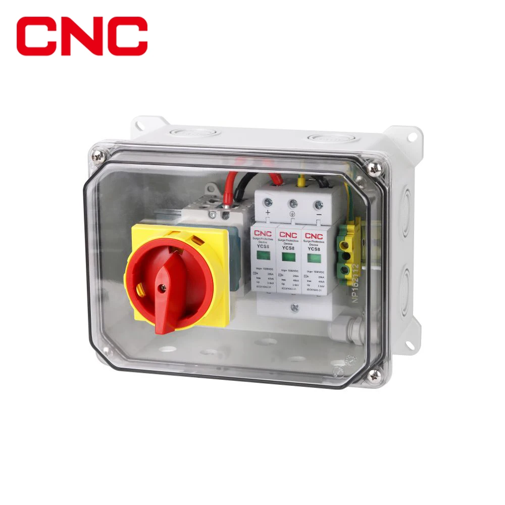 YCX8-DIS PV Switch Box Dc Solar Panel PV 6 String Solar Power System Connection Photovoltaic Combiner Box