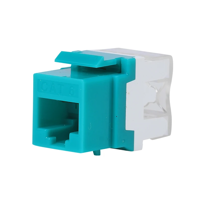 Keystone Jack180 Degree UTP Cat5e Cat6 cat6a Jack RJ45 8P8C