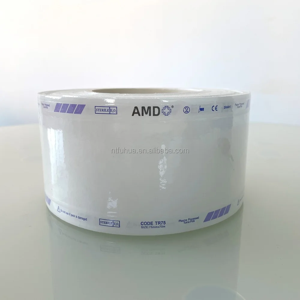 Tyvek Roll Pouch Bag Plasma Sterilization Packaging 350mm*70m