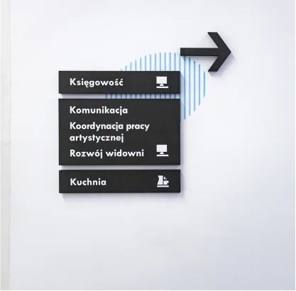 Заводская производящая индивидуальная система знаков wayfinder projectsolution vista