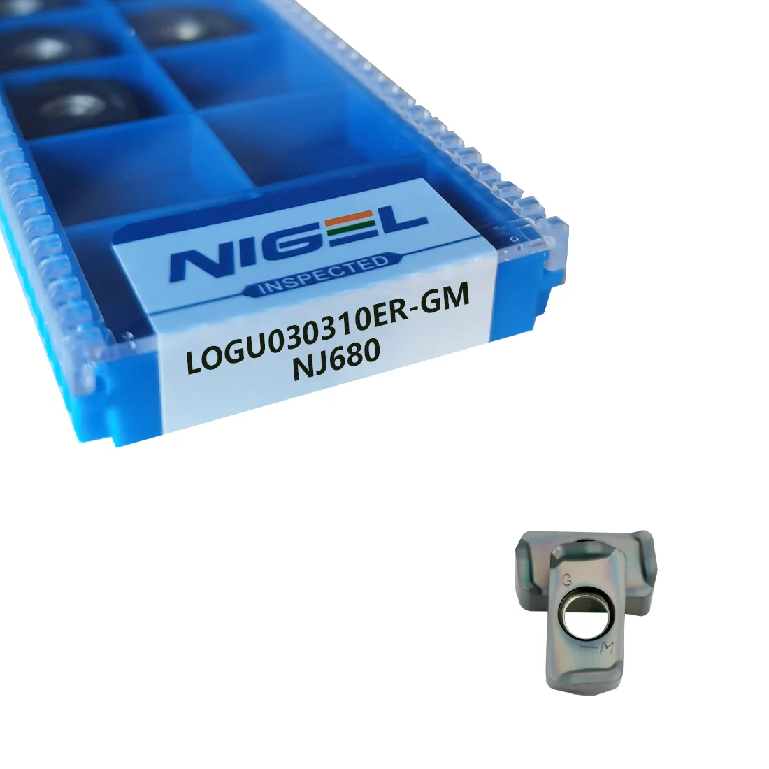 China Brand Nigel Carbide Milling Insert LOGU030310ER-GM NJ680