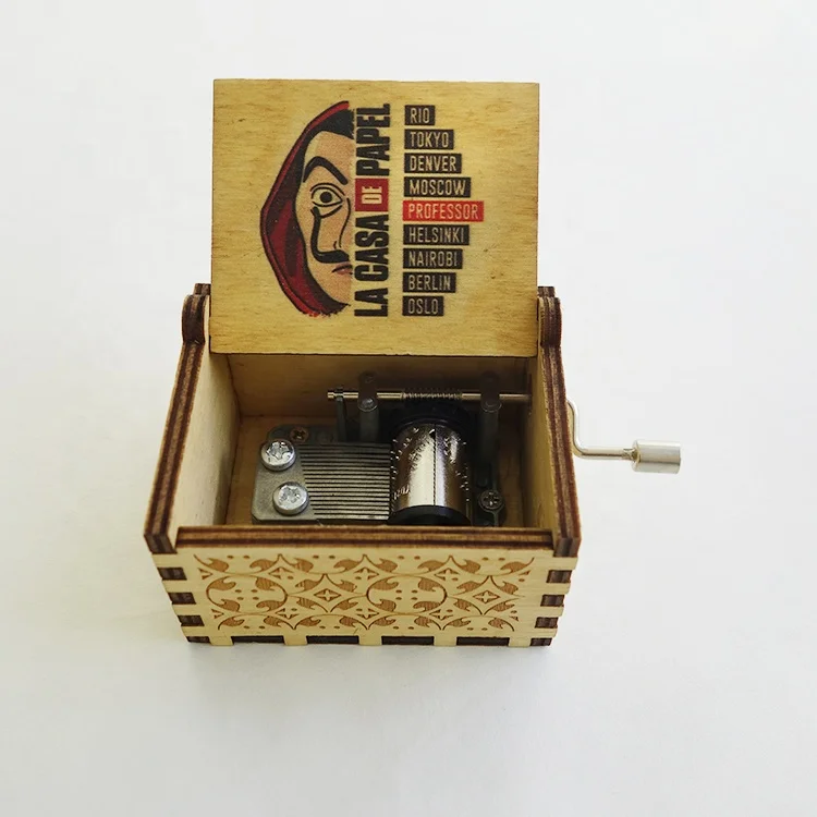 Ecuador hand crank music box la casa de papel bella ciao