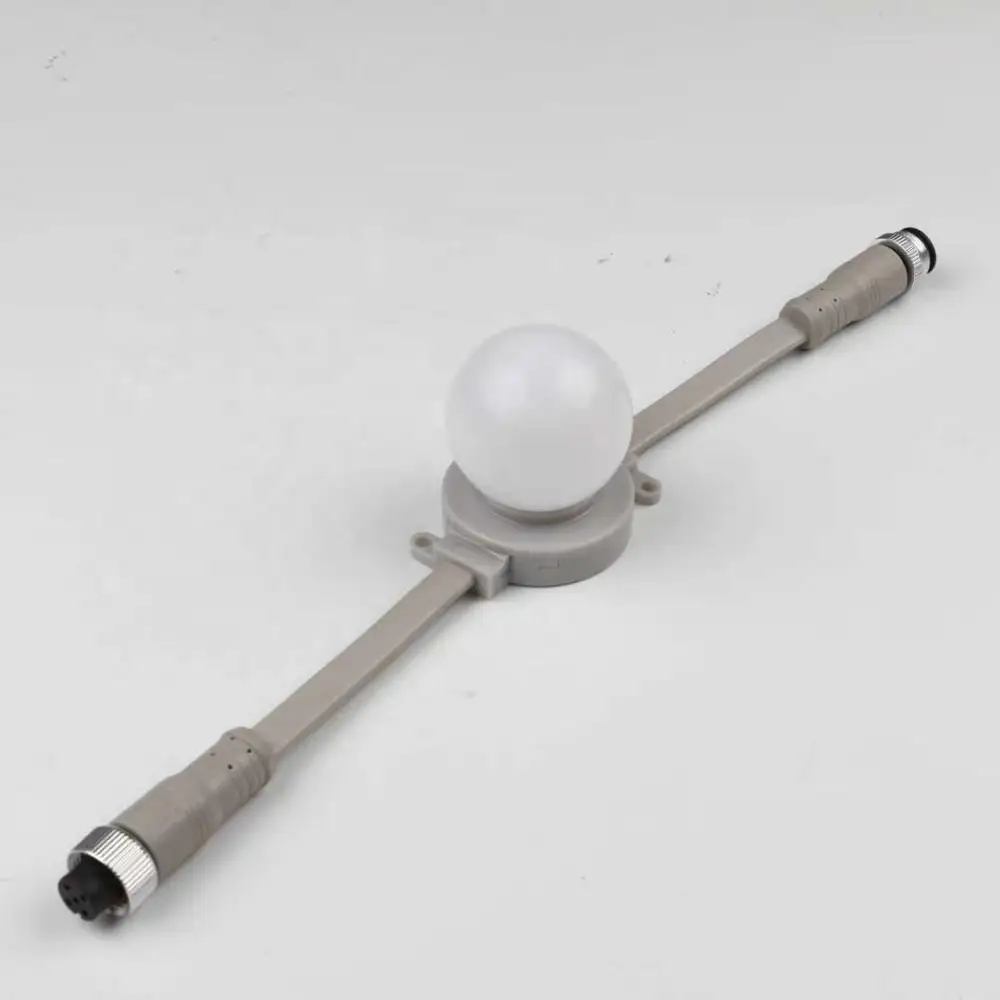 China manufacture Waterproof 24v Addressable led ball light rgb led bulb led point light