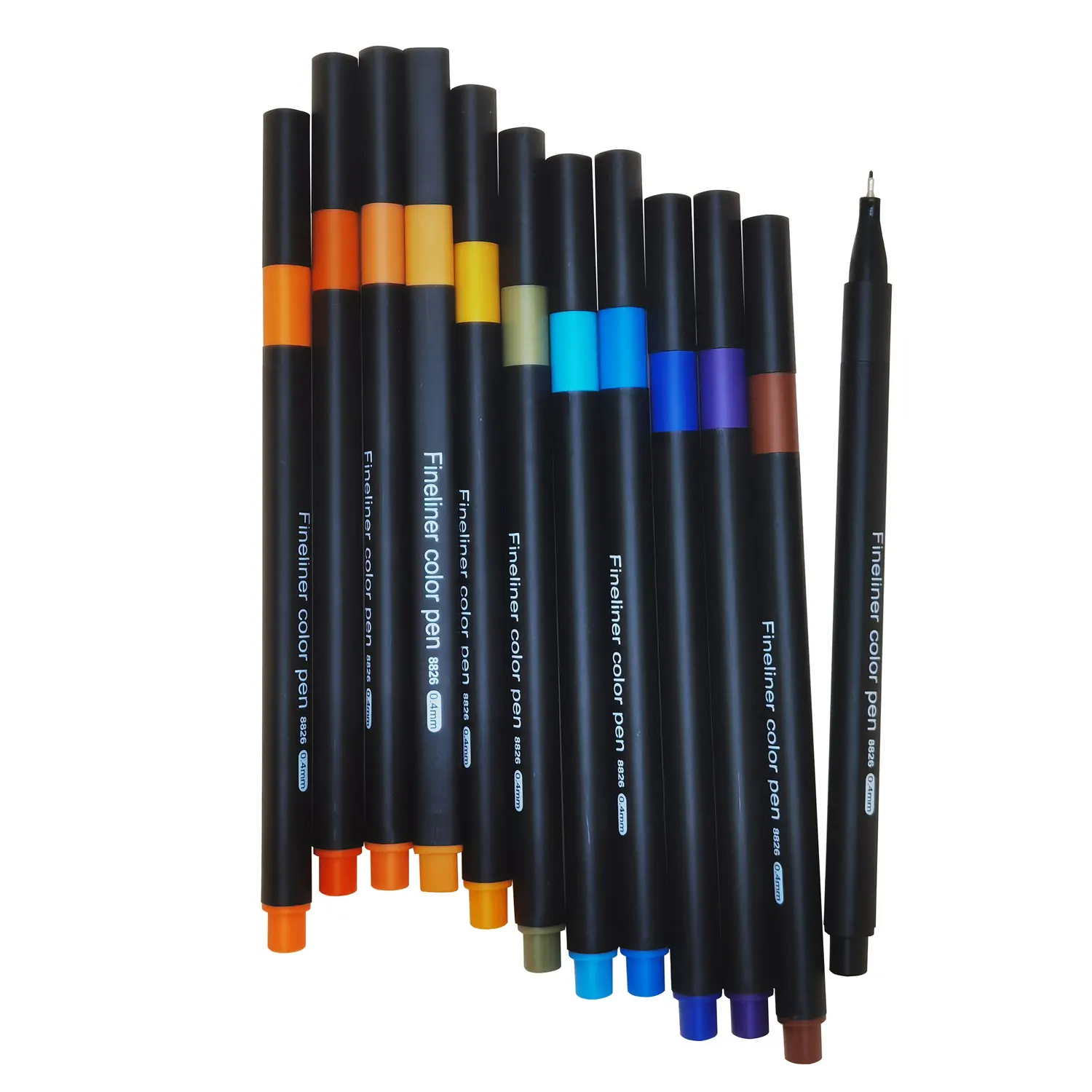 0.4mm needle point fine line colored pen fineliner colouring pens journal planner pen set for writing