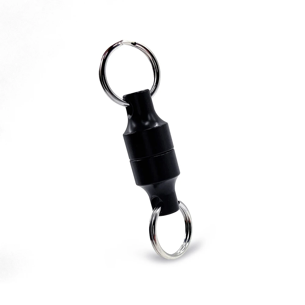 JETSHARK OEM N35 Magnet Buckle Vertical Suction 5.5kg Separate Magnet Keyring Heavy Duty Strong NdFeB Magnets Key Chain