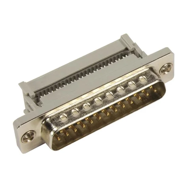 Штекер Harting 09663286702 DSUB SV MA IDC 25 P AU2, гайка 4-40 коннектор, D-SUB штекер 25 P PNL MNT IDC 25 положения, штекер D-Sub, штыревой разъем