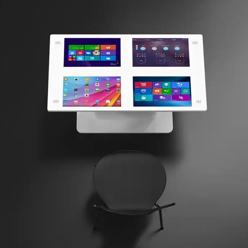 Hd Smart Waterproof Interactive Table Lcd Multi Touch Screen Tables Indoor for Restaurant info kiosk