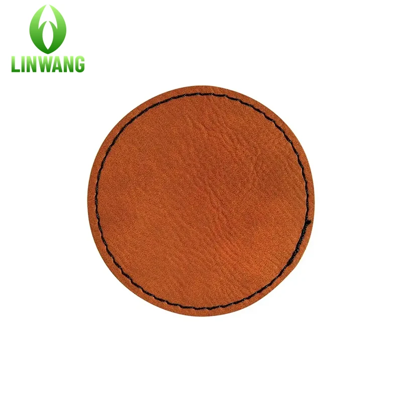 Private Label Custom Jeans Pu Label And Faux Leather Iron On Hat Patch Stamp Oem Genuine Pu Leather Luggage Tags