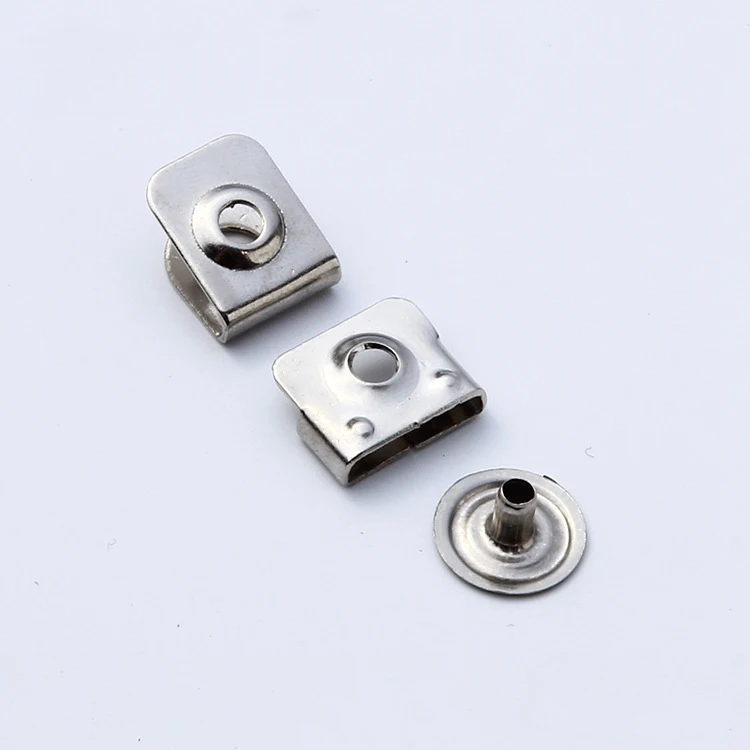 3 pieces Press On Snap Metal Hook and Bar Closure Fastener for Pants Jeans and Skirt