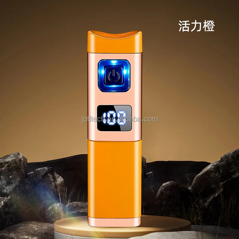 Wholesale Three Jet Flame Metal Lighter Luxury Cigar Accessories Custom logo with Punch