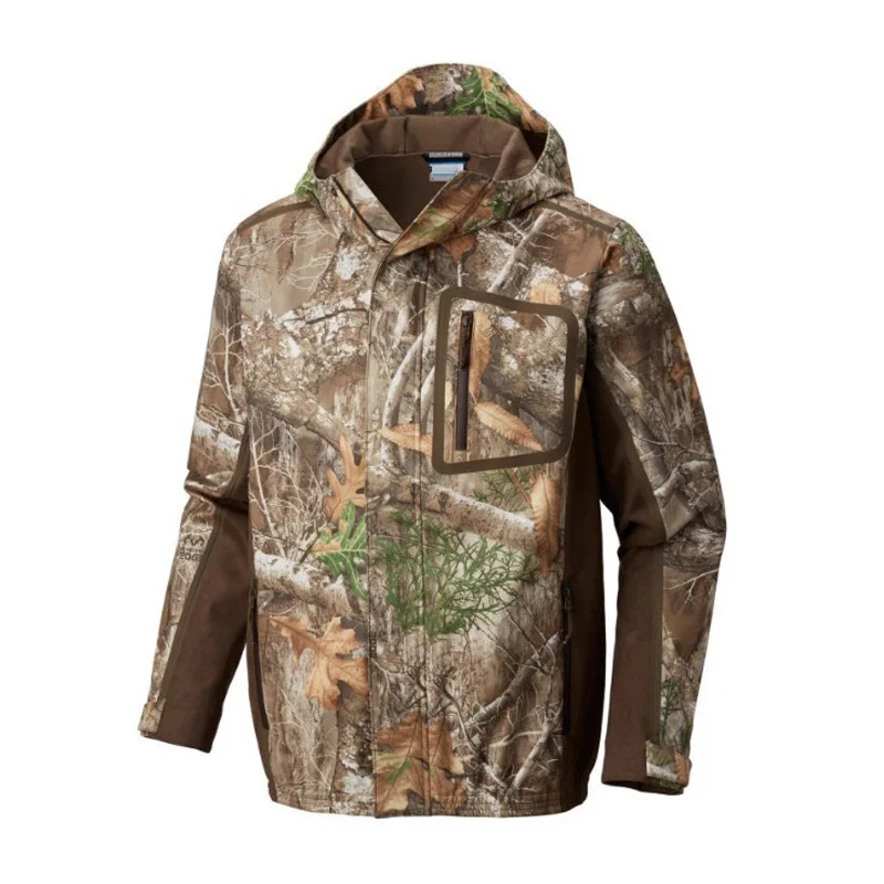 Tactical Outdoor Insulated Man Hunting Jacket Waxed Coat Hunting Clothes Waterproof Camouflage Long Style Hunted Jacket