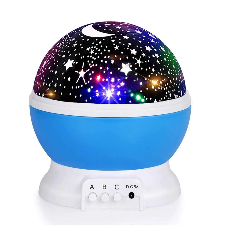 Wholesale Home 3d moon lamp led starry sky star projector night light for children