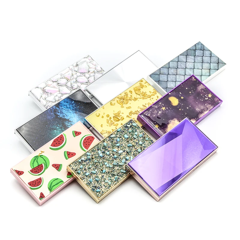 Custom Logo 10 Colors Rectangle Eyeshadow Pallette Empty Cosmetic Packaging Eyeshadow Pallette